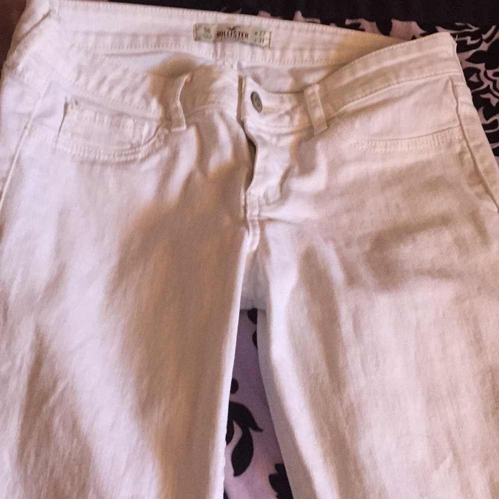 Hollister white pants